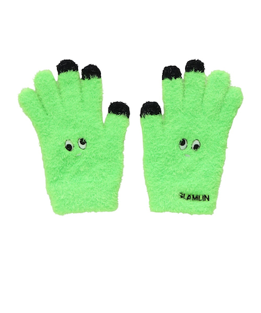 5本指 ニット グローブ GFGT NEON GREEN