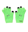 5本指 ニット グローブ GFGT NEON GREEN