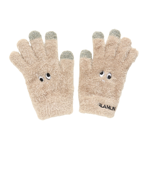 5本指 ニット グローブ GFGT CAMEL