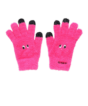 5本指 ニット グローブ GFGT NEON PINK