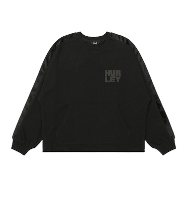 ハーレー（HURLEY）TERRY CORDUROY SWITCHING DRAW CORD クルースウェット WCFL252021-BLK