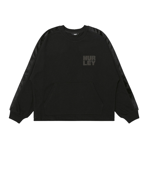 ハーレー（HURLEY）TERRY CORDUROY SWITCHING DRAW CORD クルースウェット WCFL252021-BLK