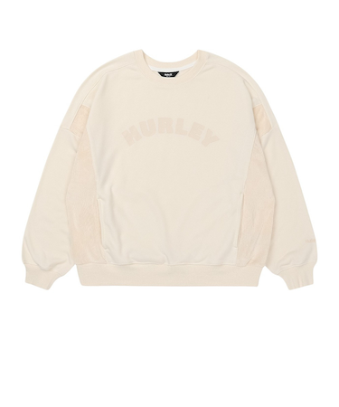 ハーレー（HURLEY）TERRY CORDUROY SWITCHING クルースウェット WCFL252022-OWHT