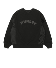 ハーレー(HURLEY)TERRY CORDUROY SWITCHING クルースウェット WCFL252022-BLK