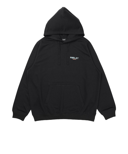 ハーレー（HURLEY）SWEAT CHILL OUT CAMP フーディ MCFF252093-BLK