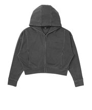 ハーレー（HURLEY）SWEAT PIGMENT フルジップフーディ WCFF252030-BLK