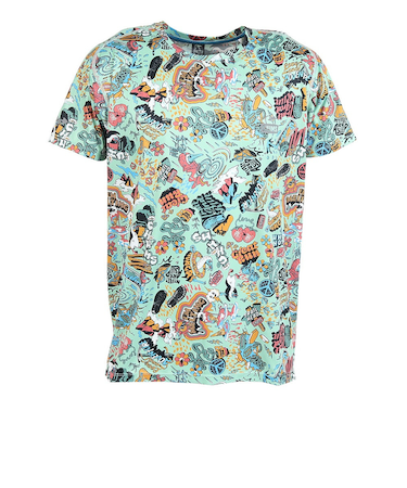 チャムス（CHUMS）ランニング パターンド Tシャツ CH01-2641-Z382