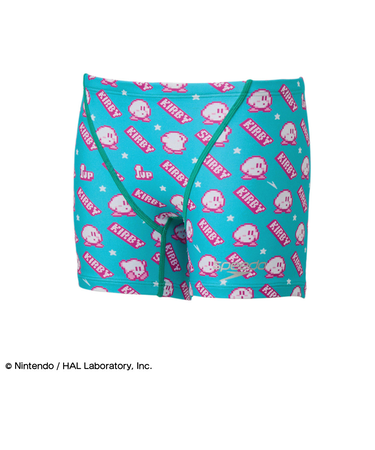 スピード(SPEEDO)競泳水着 ジュニア 男子 水泳 カービィ1アップクラシックターンズハーフボックス STB52603 TQ