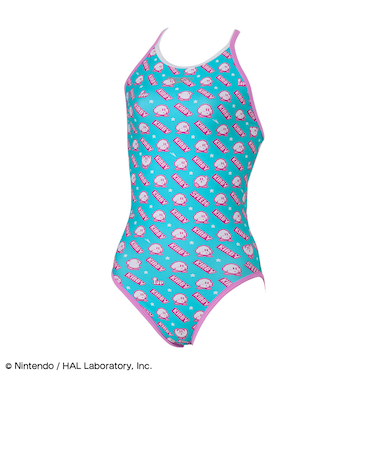 スピード（SPEEDO）競泳水着 水泳 カービィ1アップクラシックターンズスーツ STW02603 TQ