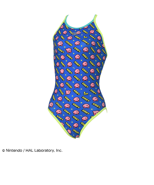 スピード（SPEEDO）競泳水着 水泳 カービィ1アップクラシックターンズスーツ STW02603 BL