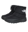ザ・ノース・フェイス（THE NORTH FACE）ブーツ カジュアルシューズ ヌプシ ブーティ ウォータープルーフ ロゴ ショート 黒 NF52485KW 雪