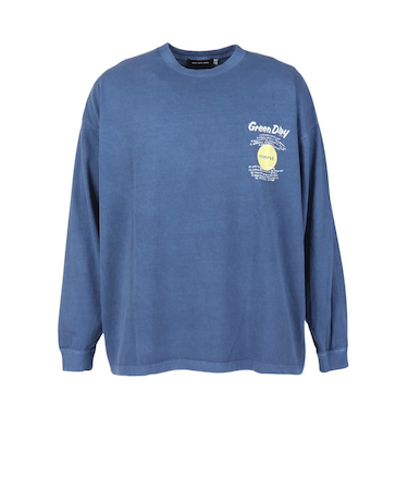 4X（4X）GREEN DAY 長袖Tシャツ 25GDR201W NVY