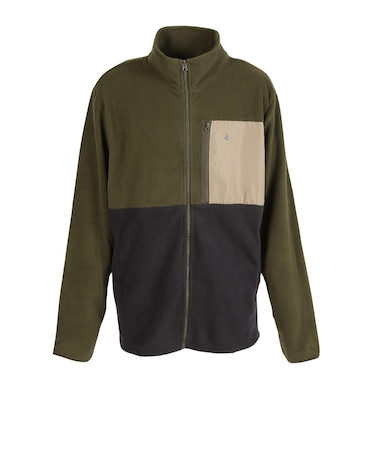 ボルコム（Volcom）OAKHURST ジップ フリース A4802203-OL/BK