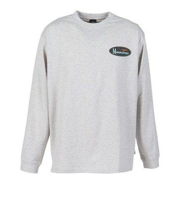 ヘンプ 長袖Tシャツ オリジナルロゴ 792-5230008 OATMEAL