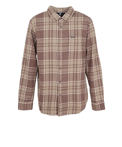 ボルコム（Volcom）LELAND FLANNEL 長袖シャツ A0502402-BRW