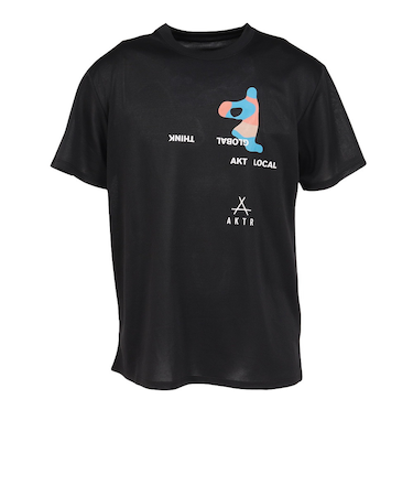 アクター（AKTR）バスケットボールウェア FM 半袖Tシャツ 225-001005 BK