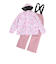 ジョイライド（JOYRIDE）ガールズスーツ スキーウエア上下セット JOG-4252-PNK