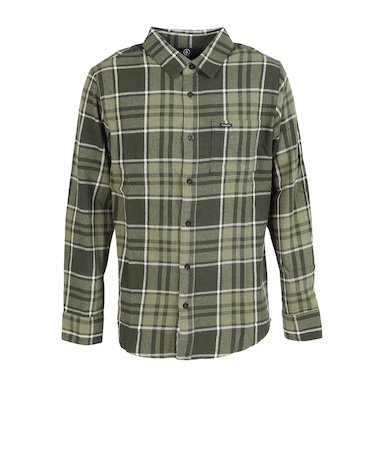 ボルコム（Volcom）LELAND FLANNEL 長袖シャツ A0502402-GRN