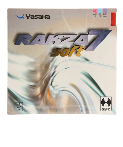 ヤサカ（YASAKA）卓球ラバー ラクザ7 ソフト RED B77-20