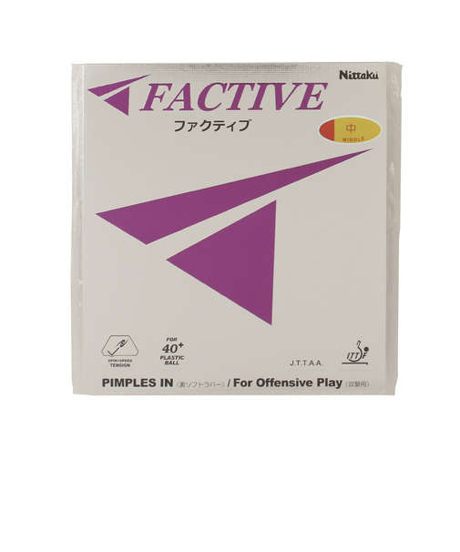 ニッタク（Nittaku）卓球ラバー ファクティブ NR8720-20 RED