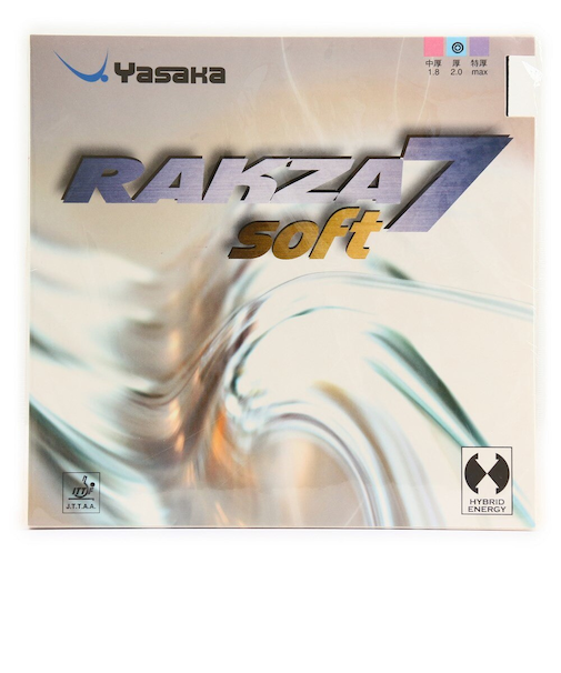 ヤサカ（YASAKA）卓球ラバー ラクザ7 ソフト BLK B77-90