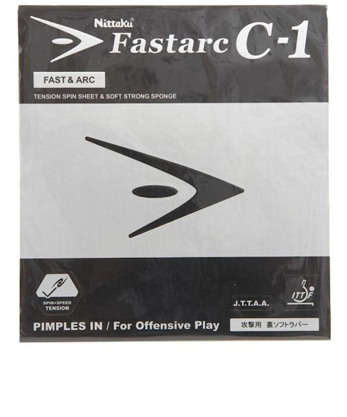 ニッタク（Nittaku）卓球ラバー ファスターク C1 黒 裏ソフト NR8706-71