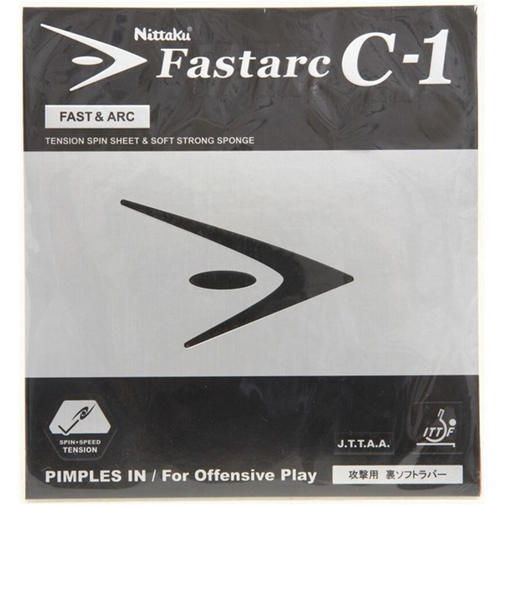 ニッタク（Nittaku）卓球ラバー ファスターク C1 赤 裏ソフト NR8706-20