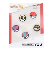 クロックス（crocs）ジビッツチャーム ポケモン Poke Ball 5個セット 10015745