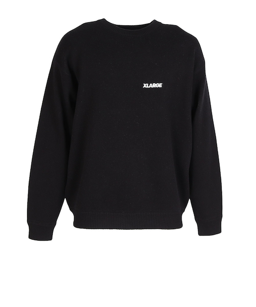 エクストララージ（XLARGE）OG クルーネック ニット 101253015001-BLACK