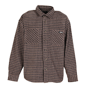エクストララージ（XLARGE）PLAID 長袖 シャツ 101254014001-BROWN