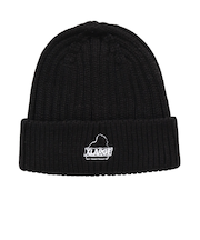 エクストララージ（XLARGE）帽子 SLANTED OG リブ ニットキャップ 101254051002-BLACK