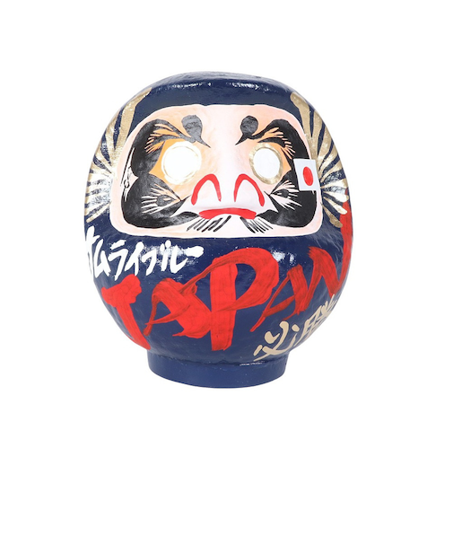 日本サッカー協会（JFA）応援だるま サムライブルー 2号 JFAOU2SAMUN