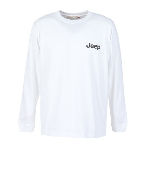 4X（4X）JEEP 長袖Tシャツ 25JEP203W WHT