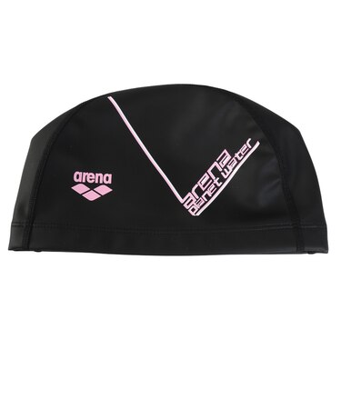 アリーナ（ARENA）スイムキャップ 水泳 2ウェイシリコーンキャップ 公式大会不可 黒×ピンク AS6SSC32U BKPK シリコンキャップ 水泳帽