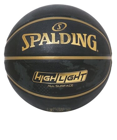 スポルディング（SPALDING）バスケットボール 6号球 ハイライト ゴールド ラバー 85-094J