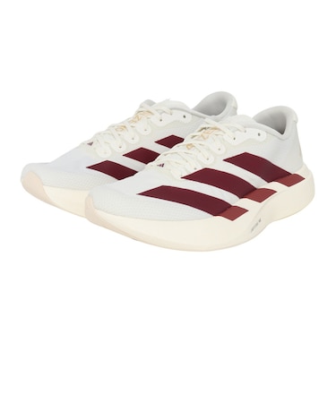 アディダス（adidas）ランニングシューズ トレーニングシューズ 部活 アディゼロ EVO SL ウーブン オフホワイト OOS26-JR2020 スポーツ…