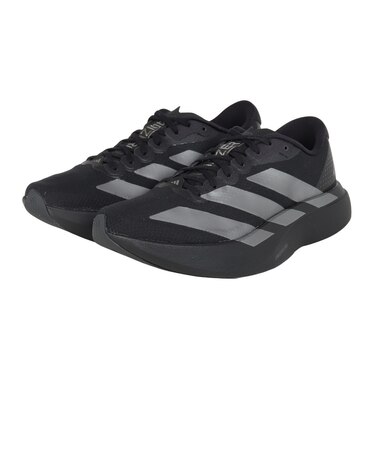 アディダス（adidas）ランニングシューズ トレーニングシューズ 部活 アディゼロ EVO SL ブラック OPU30-JR4737 スポーツシューズ