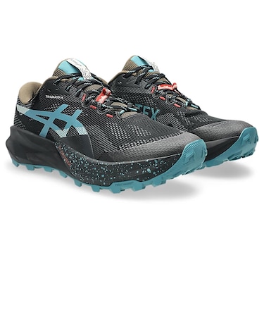 アシックス（ASICS）ランニングシューズ トレランシューズ トラブーコ 14 ゴアテックス ブラック ブルー 1011C165.001