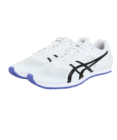 アシックス（ASICS）ランニングシューズ トレーニングシューズ 部活 ウインドスプリント 3 ホワイト ブルー 1093A208.101