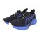 アシックス（ASICS）ランニングシューズ ジョギングシューズ ノヴァブラスト 5 ワイド ブラック ブルー 1011B975.004