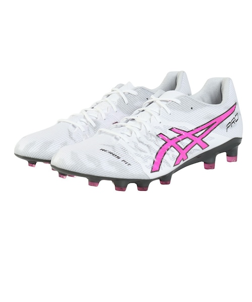ASICS PRO サッカーシューズ ホワイト/ピンク ASICS Soccer Cleats Shoes DS LIGHT PRO AG White/Diva Pink 1103A096