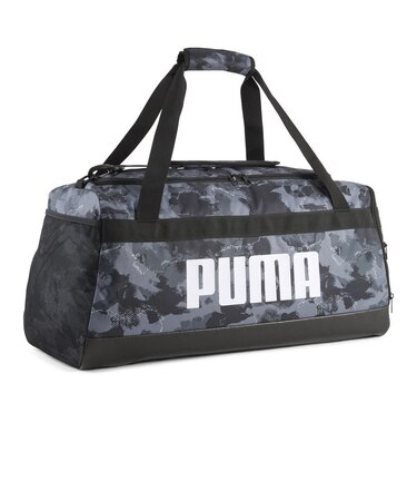 プーマ（PUMA）ボストンバッグ チャレンジャー AOP ミディアム スポーツ バッグ 黒 58Ｌ 09114604 迷彩 カモフラージュ 大容量
