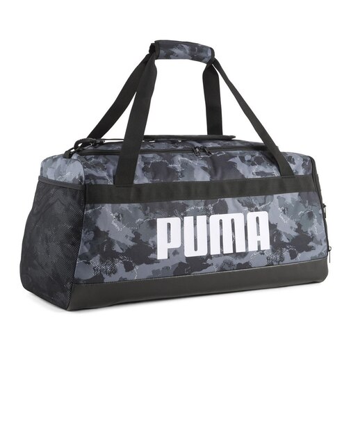 プーマ（PUMA）ボストンバッグ チャレンジャー AOP ミディアム スポーツ バッグ 黒 58Ｌ 09114604 迷彩 カモフラージュ 大容量