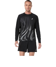 アシックス（ASICS）ROAD ランニンググラフィック長袖シャツ 2011D445.001