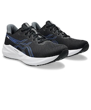 アシックス(ASICS)ランニングシューズ ジョギングシューズ バーサブラスト 4 ワイド ブラック ブルー 1011B982.002 スポーツ シューズ