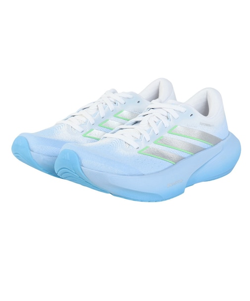 アディダス（adidas）ランニングシューズ ジョギングシューズ スーパーノヴァ ライズ 3 ライトブルー OMV78-JR1613 スポーツ シューズ