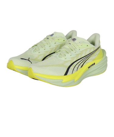 プーマ（PUMA）ランニングシューズ ジョギングシューズ ディヴィエイト ニトロ 4 フラッシュイエロー 31212404 スポーツ シューズ