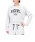 エックスガール（X-gir）カレッジ ロゴ ショート クルーネック スウェットシャツ 155253012004-OFF WHITE