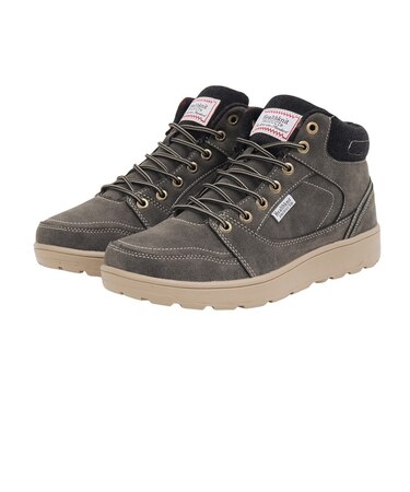 ブーツ カジュアルシューズ ブラック HKM-7902-BK 防水 防寒 ミッドカットブーツ