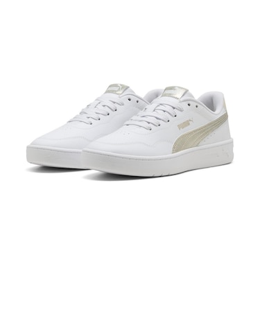プーマ（PUMA）スニーカー スポーツシューズ コート ラリー メタリック ウィス ホワイト ゴールド 40605801 カジュアル シューズ スポーツ